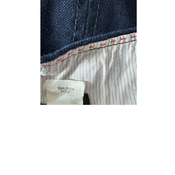 J.Crew Navy Blue Linen Cotton Skirt Sz 8 Style 89234 Schoolgirl Pleated Sailor - Picture 5 of 6